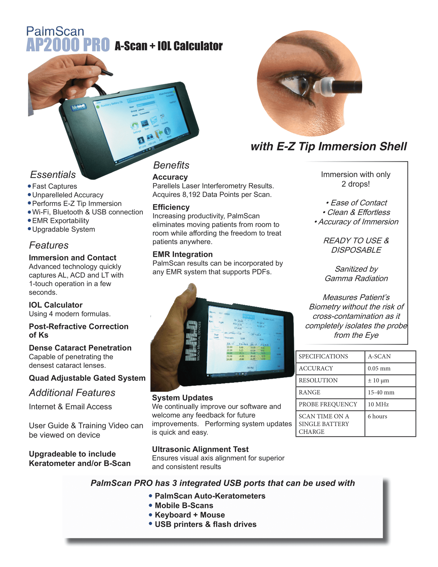 PalmScan AP2000PRO