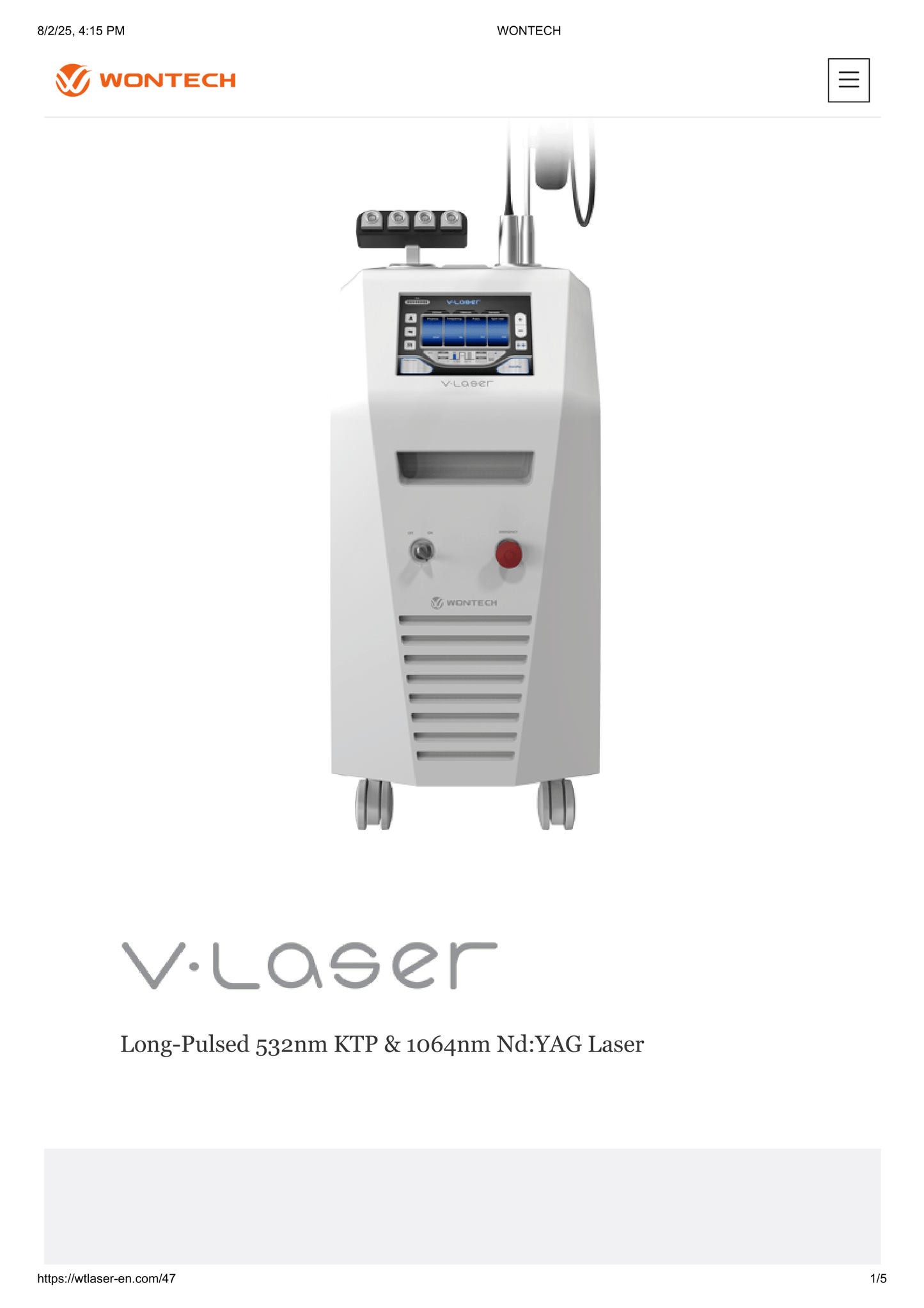 V Laser